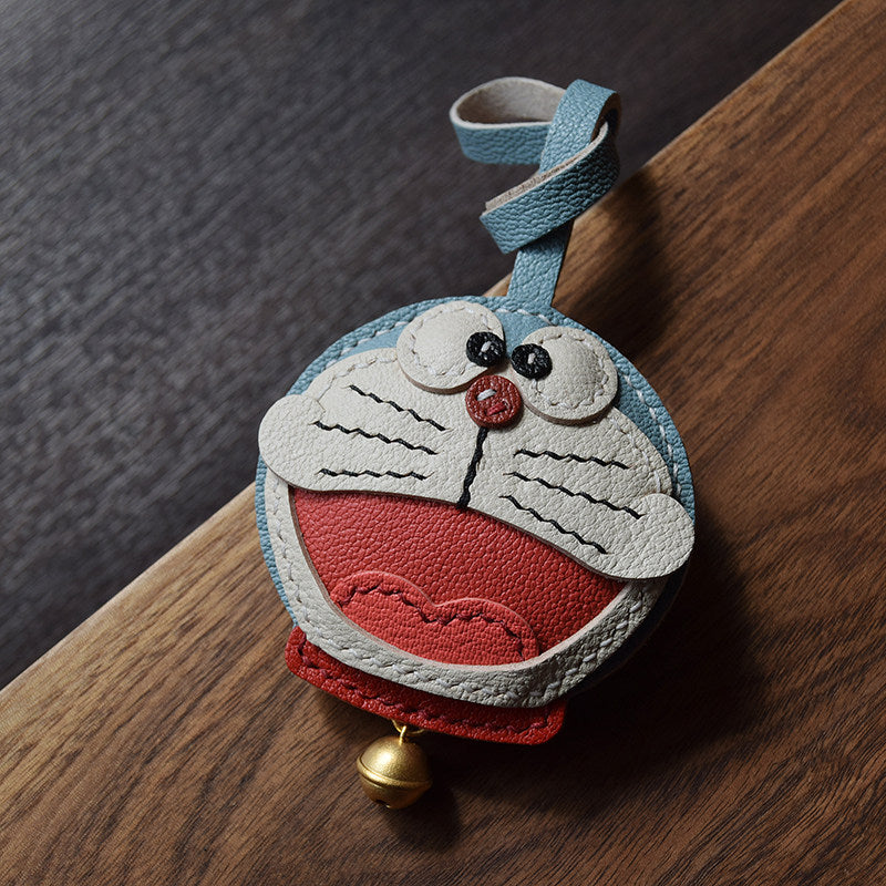 Bell Cat Handmade Leather Charm