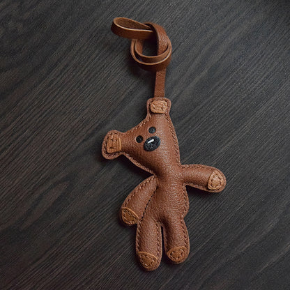 Bear Handmade Leather Charm