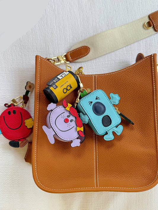 Cartoon Character Leather Charm