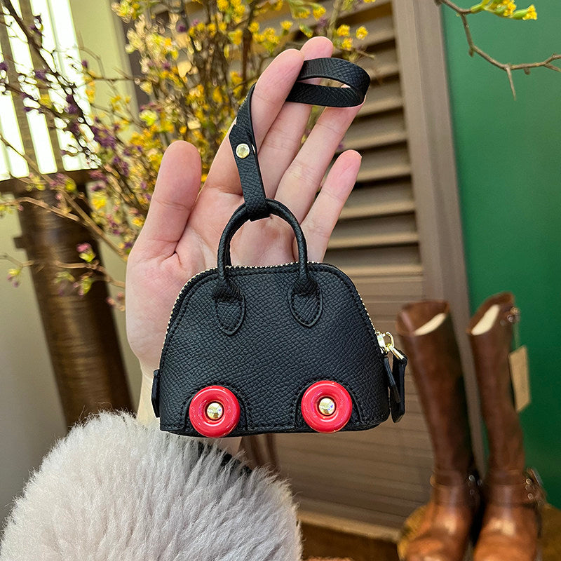 Mini Carriage Bag Charm Keychain