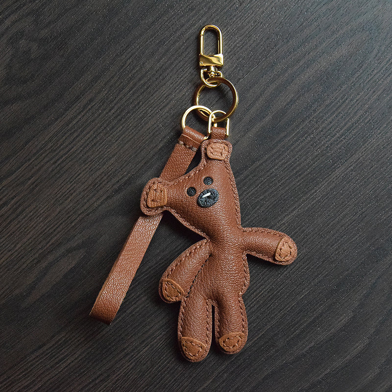 Bear Handmade Leather Charm