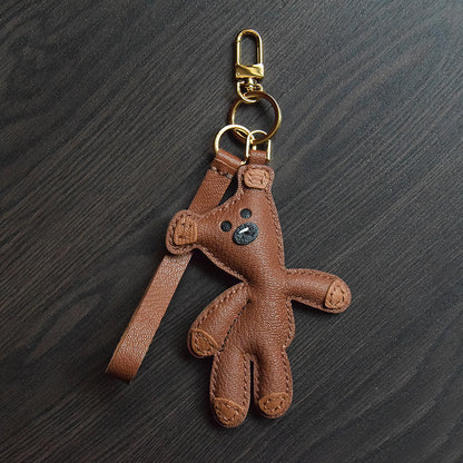 Bear Handmade Leather Charm
