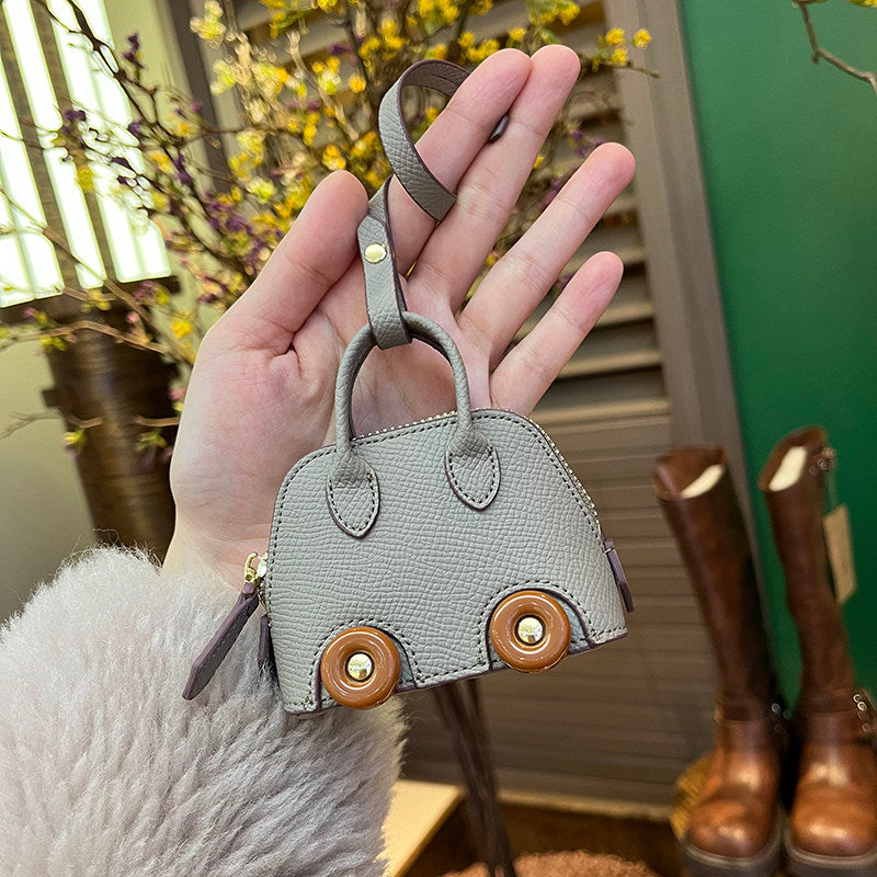 Mini Carriage Bag Charm Keychain