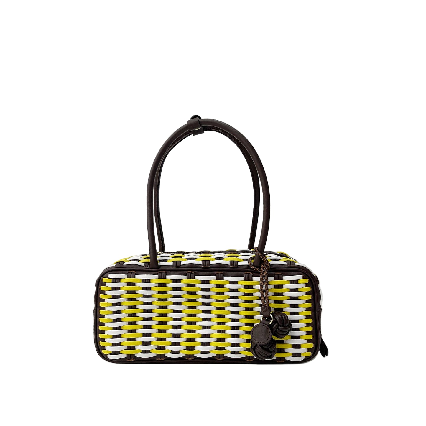 Sicilian Lemon Weave Tote Leather Bag