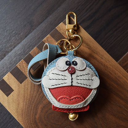 Bell Cat Handmade Leather Charm