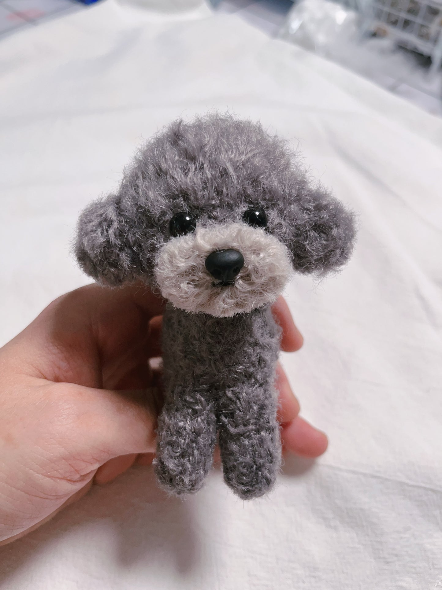 Custom Crochet Puppy Handmade Charm