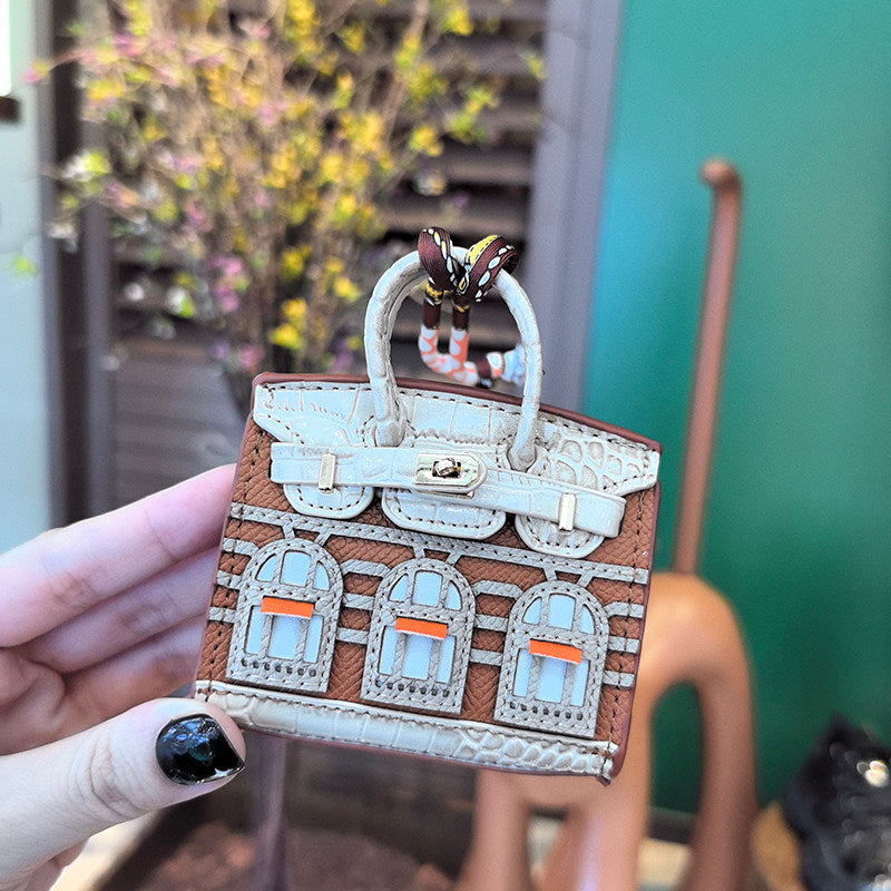 Mini Rue Maison Bag Charm Keychain