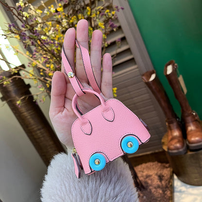 Mini Carriage Bag Charm Keychain