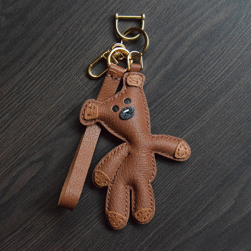 Bear Handmade Leather Charm