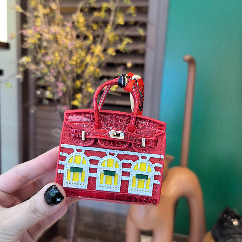 Mini Rue Maison Bag Charm Keychain