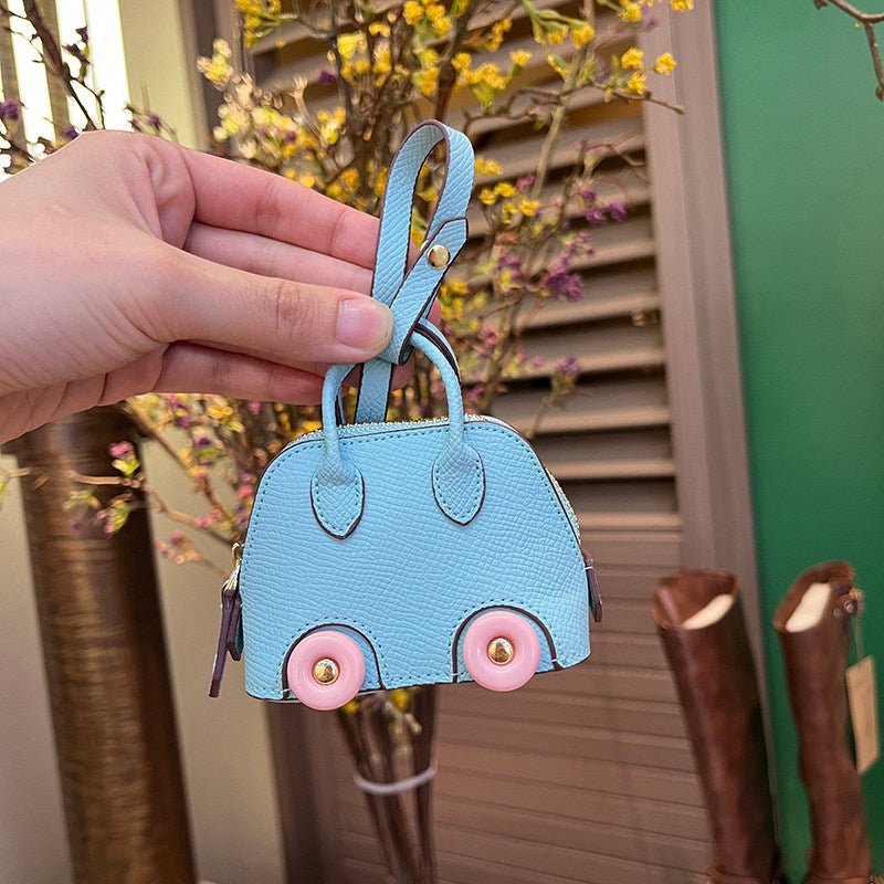 Mini Carriage Bag Charm Keychain