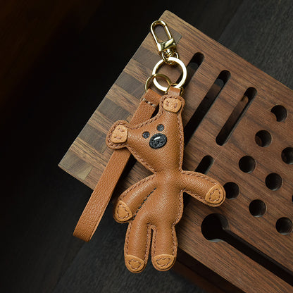 Bear Handmade Leather Charm