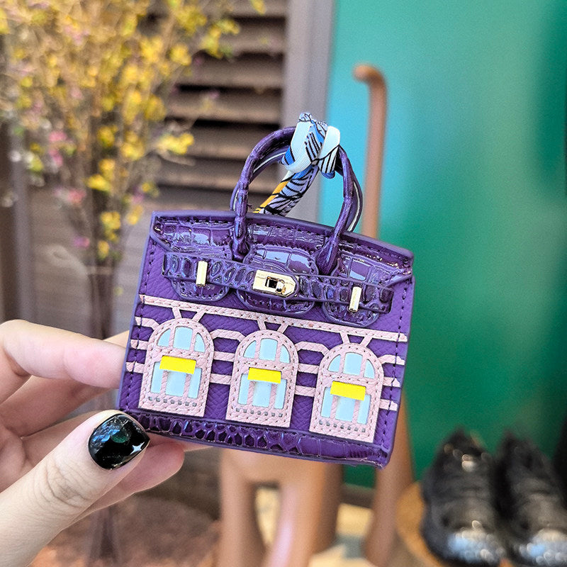 Mini Rue Maison Bag Charm Keychain