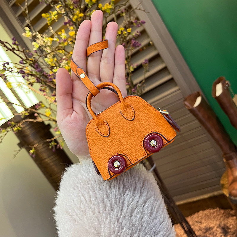 Mini Carriage Bag Charm Keychain