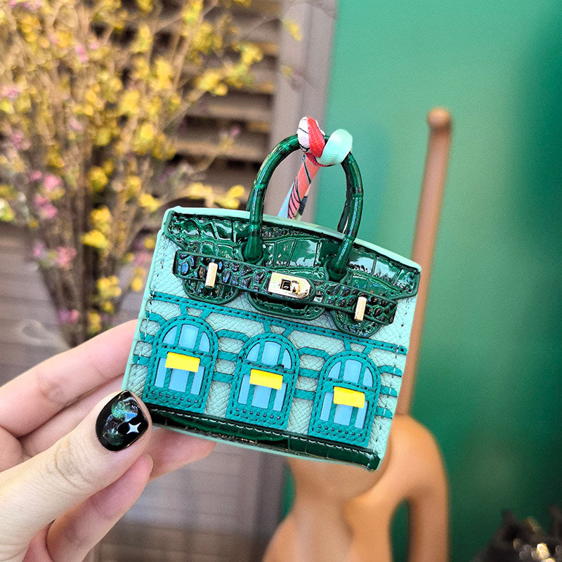 Mini Rue Maison Bag Charm Keychain