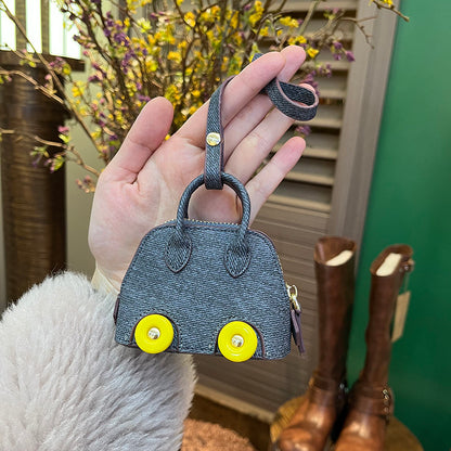 Mini Carriage Bag Charm Keychain