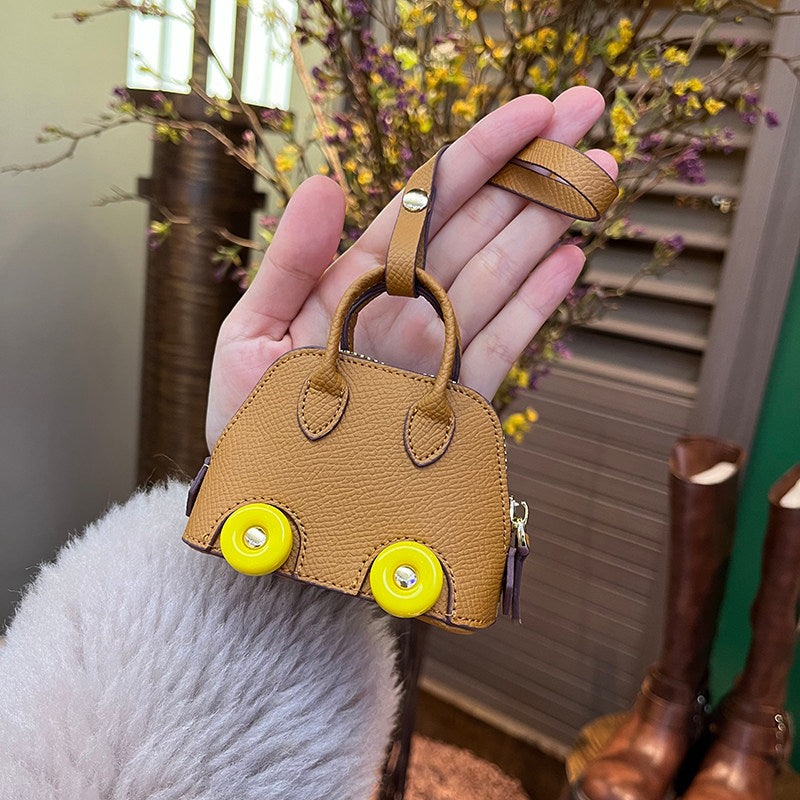 Mini Carriage Bag Charm Keychain