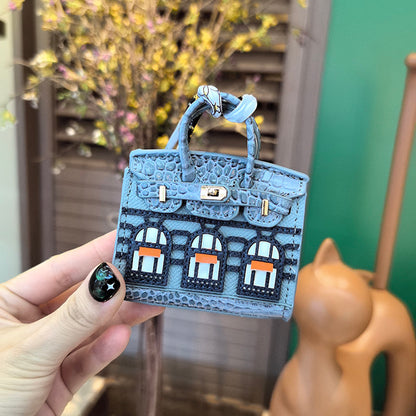 Mini Rue Maison Bag Charm Keychain
