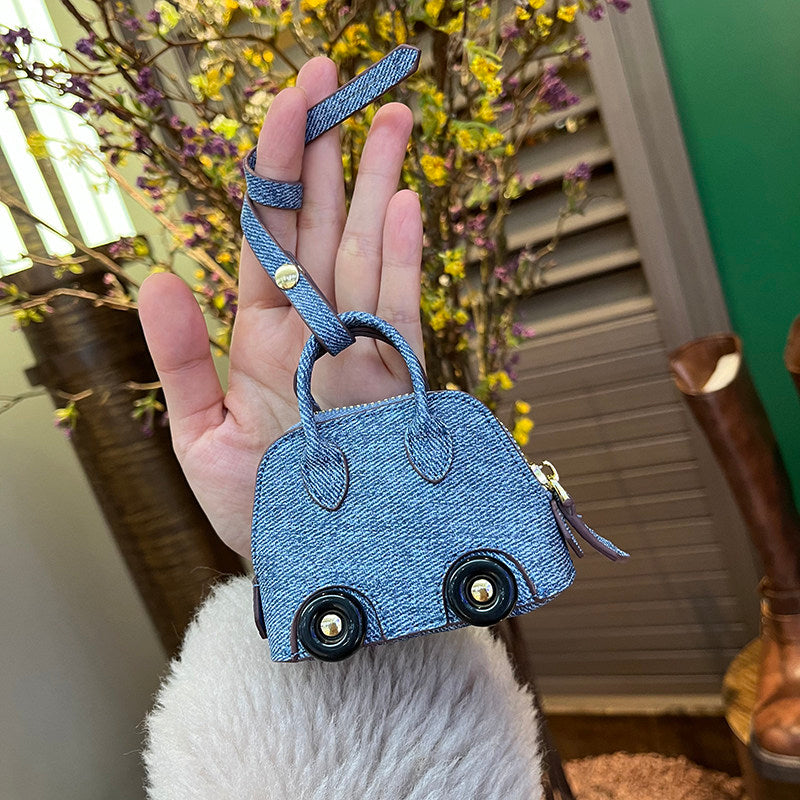 Mini Carriage Bag Charm Keychain