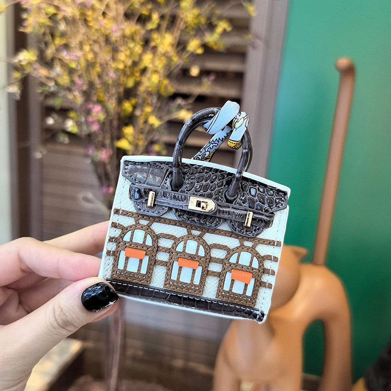 Mini Rue Maison Bag Charm Keychain