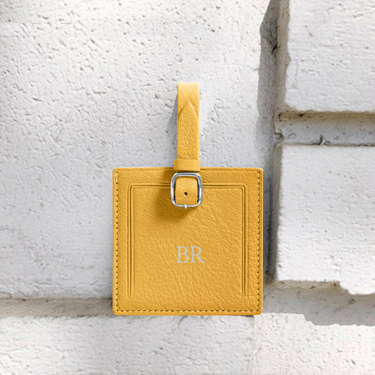 Handmade Leather Luggage Tag