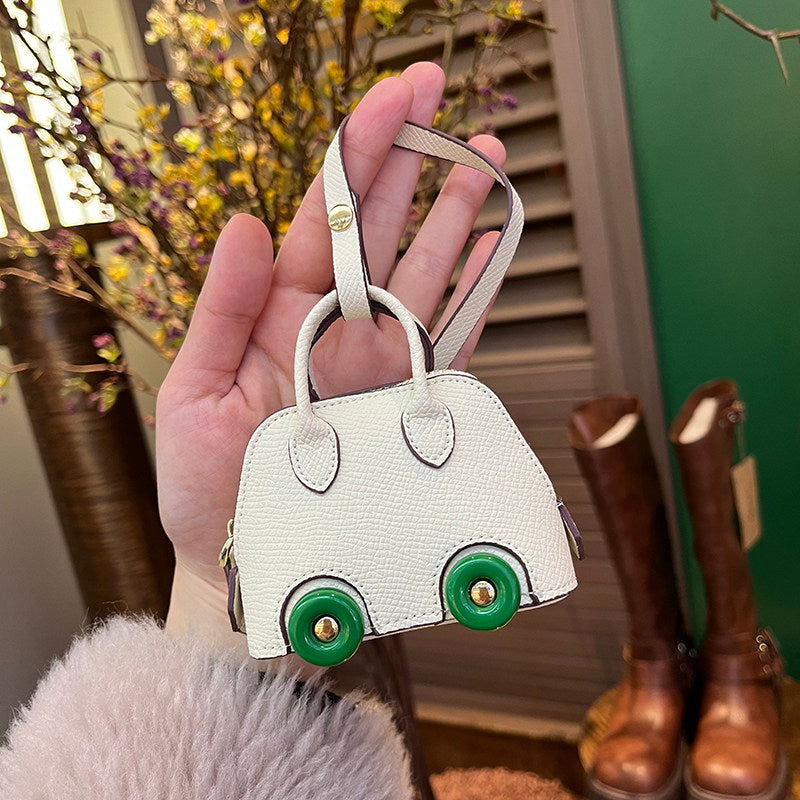 Mini Carriage Bag Charm Keychain