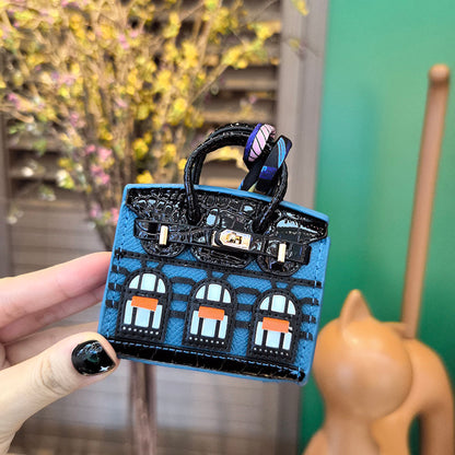 Mini Rue Maison Bag Charm Keychain