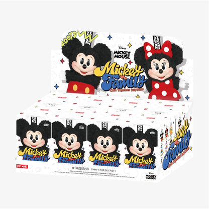 Mickey Family Cute Together Keychain Series Figures