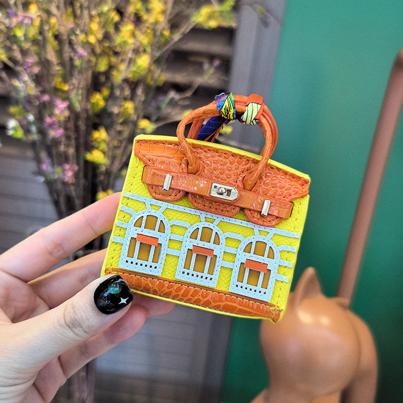 Mini Rue Maison Bag Charm Keychain