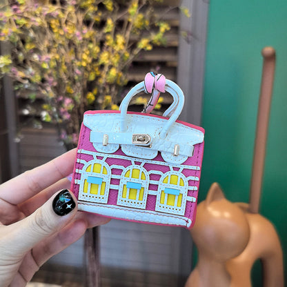 Mini Rue Maison Bag Charm Keychain