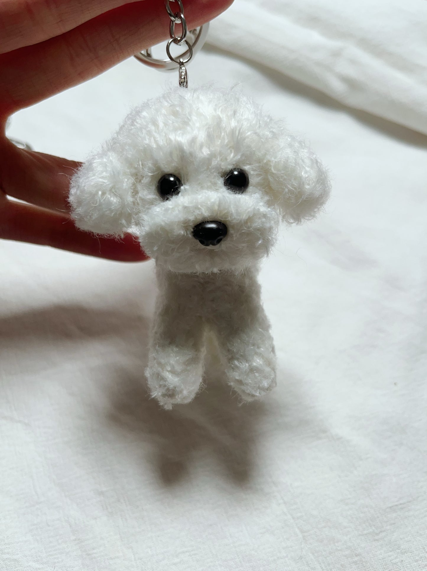 Custom Crochet Puppy Handmade Charm