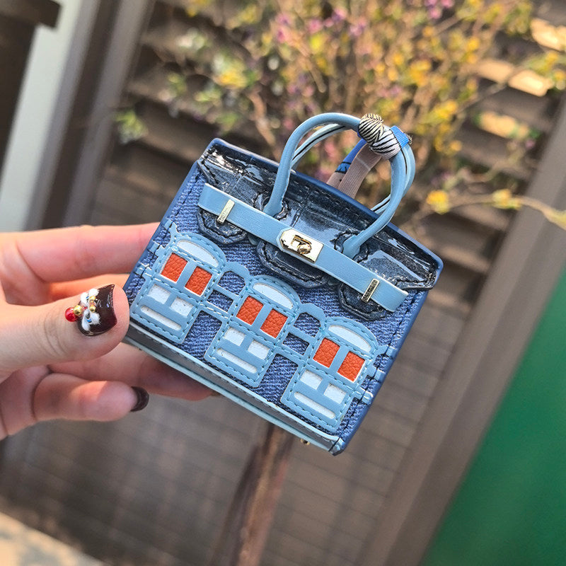 Mini Rue Maison Bag Charm Keychain
