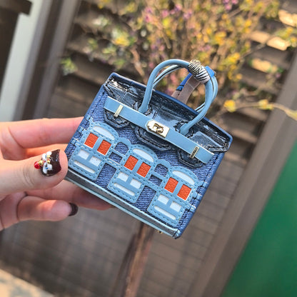 Mini Rue Maison Bag Charm Keychain