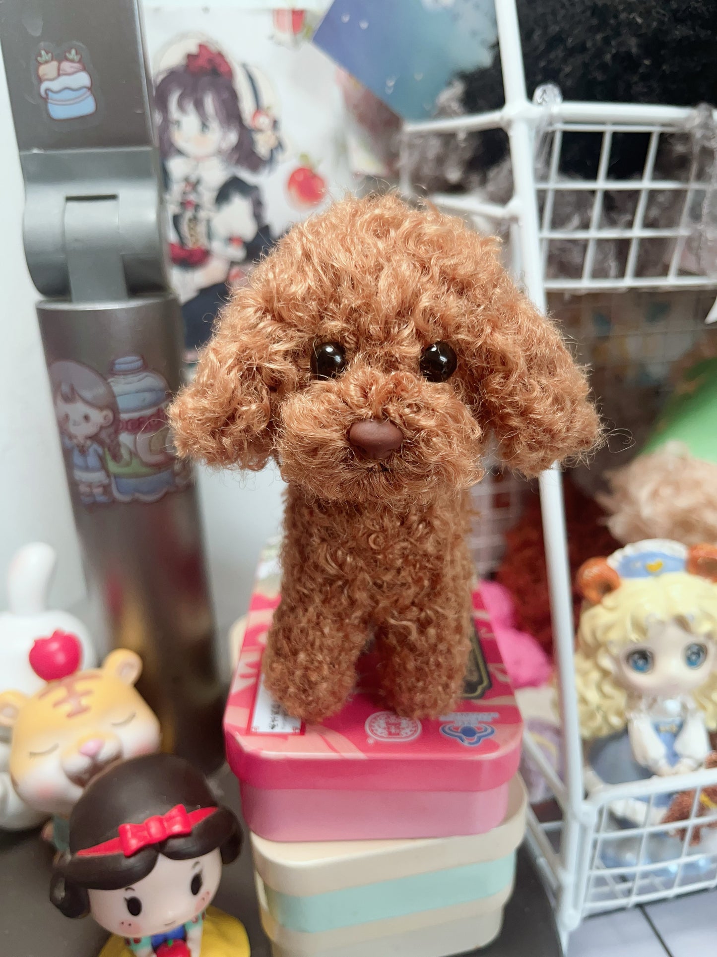 Custom Crochet Puppy Handmade Charm