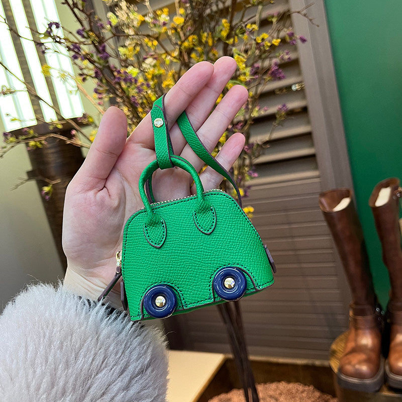 Mini Carriage Bag Charm Keychain