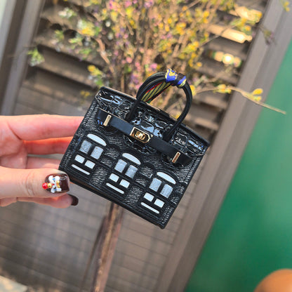 Mini Rue Maison Bag Charm Keychain