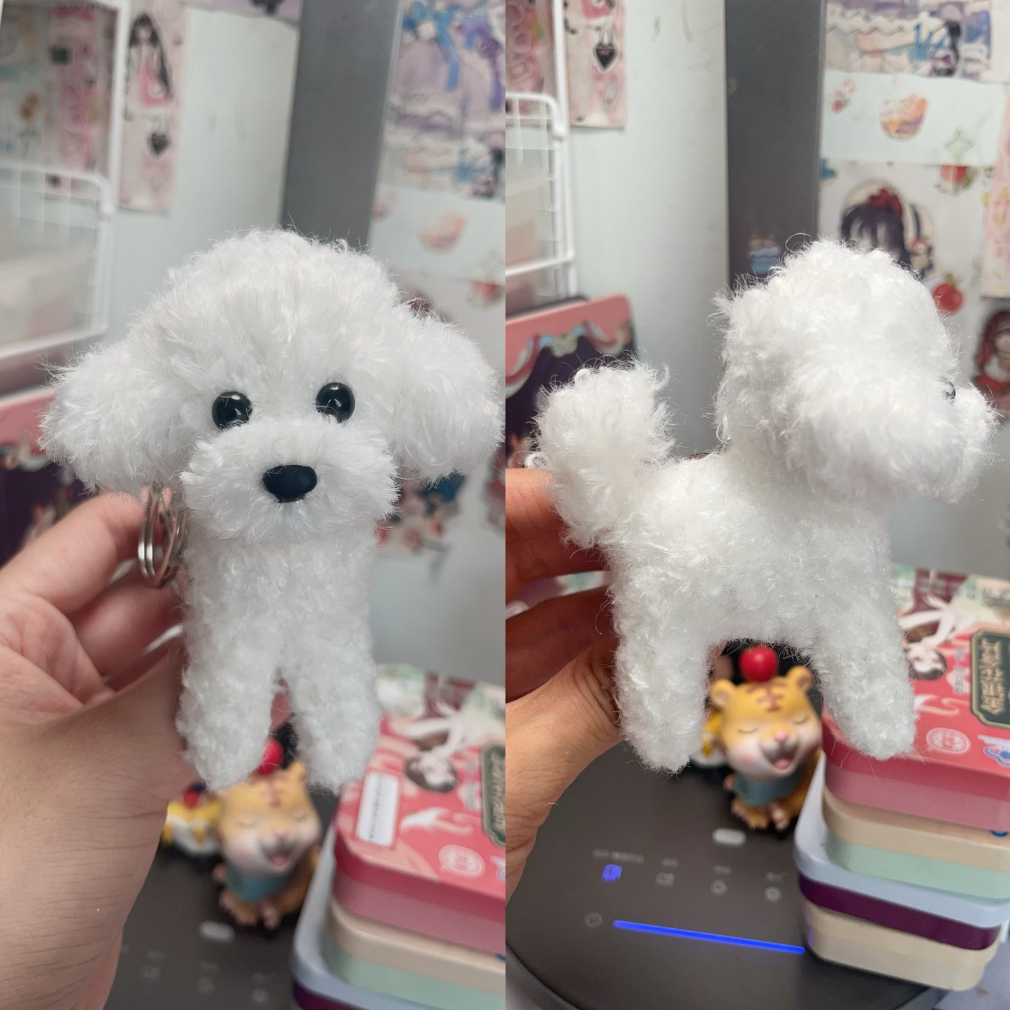 Custom Crochet Puppy Handmade Charm