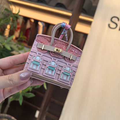 Mini Rue Maison Bag Charm Keychain