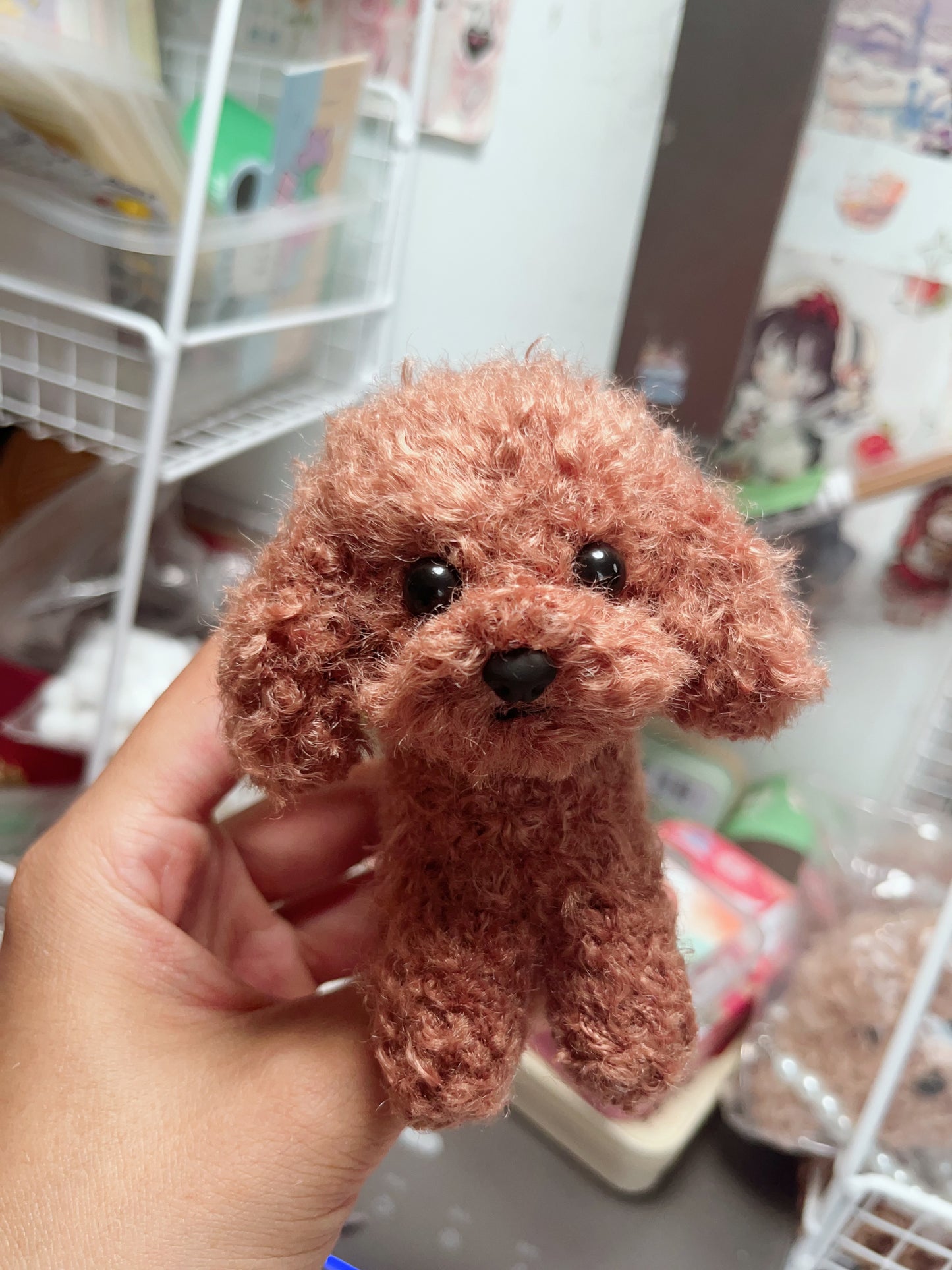 Custom Crochet Puppy Handmade Charm