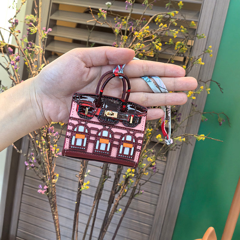 Mini Rue Maison Bag Charm Keychain