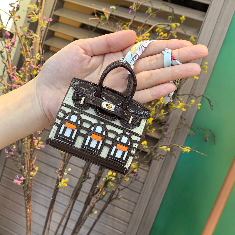 Mini Rue Maison Bag Charm Keychain