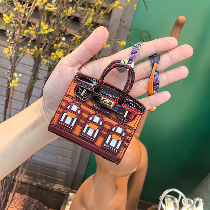 Mini Rue Maison Bag Charm Keychain