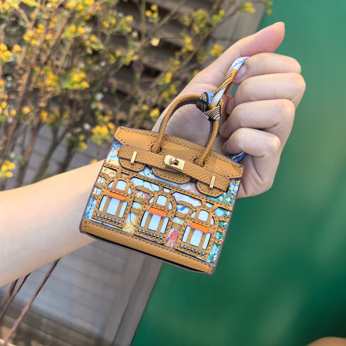 Mini Rue Maison Bag Charm Keychain