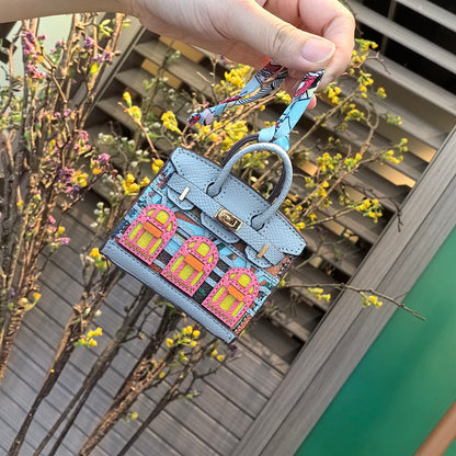 Mini Rue Maison Bag Charm Keychain