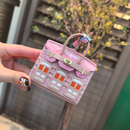 Mini Rue Maison Bag Charm Keychain