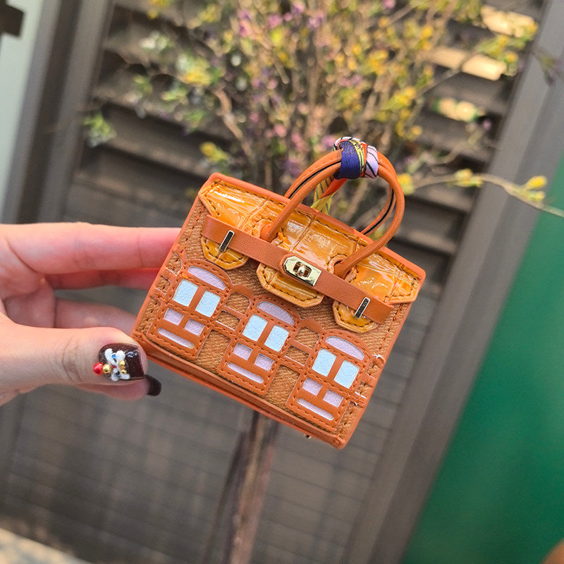 Mini Rue Maison Bag Charm Keychain