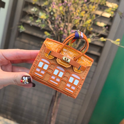 Mini Rue Maison Bag Charm Keychain