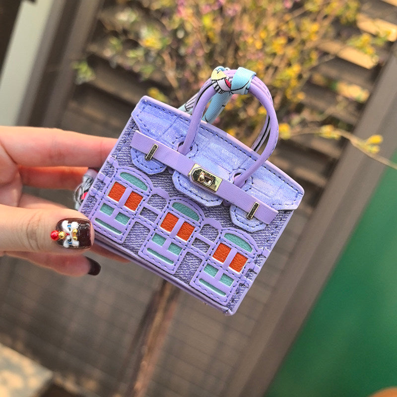 Mini Rue Maison Bag Charm Keychain