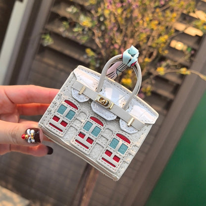 Mini Rue Maison Bag Charm Keychain