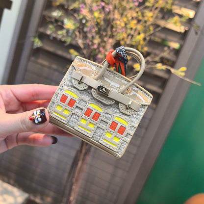 Mini Rue Maison Bag Charm Keychain